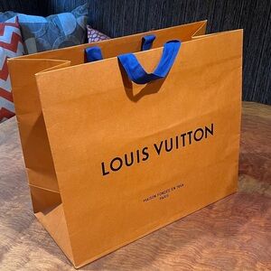 Louis Vuitton Extra Large Paper Shopping Bag 19.25” x 16” x 9.25”